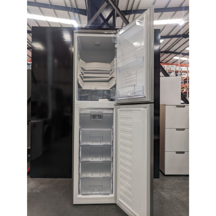 Refurbished Beko CFG1501S Freestanding 268 Litre 60/40 Fridge Freezer Silver