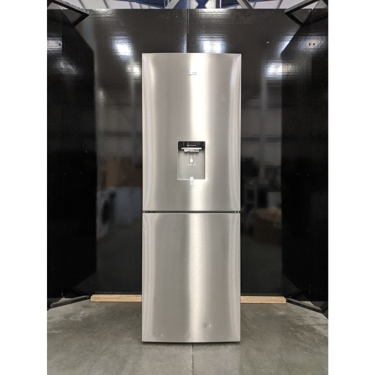 Refurbished Beko CFP1675DX Freestanding 303 Litre 60/40 Frost Free Fridge Freezer Stainless Steel