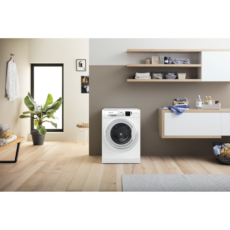 Hotpoint 8kg 1600rpm Freestanding Washing Machine With SteamHygiene - White