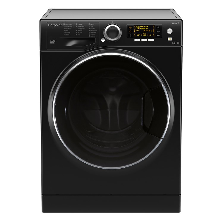 Hotpoint 9kg Wash 7kg Dry 1600rpm Washer Dryer - Black