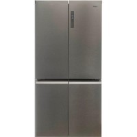 Refurbished Haier HTF-540DP7 Freestanding 500 Litre Frost Free American Fridge Freezer Stainless Steel