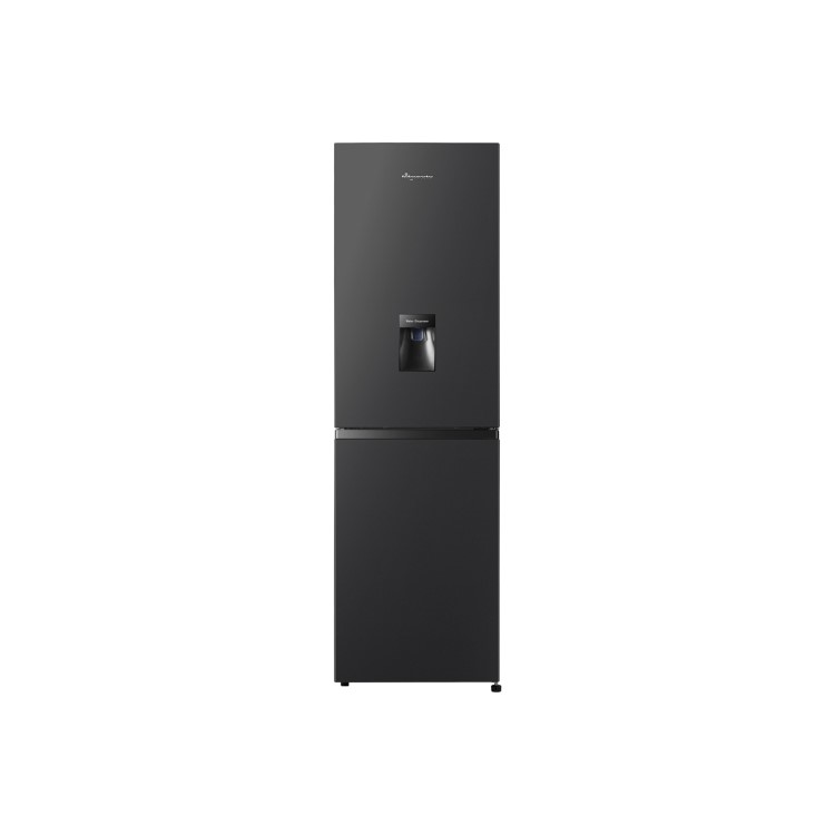 Fridgemaster 251 Litre 50/50 Freestanding Fridge Freezer - Black