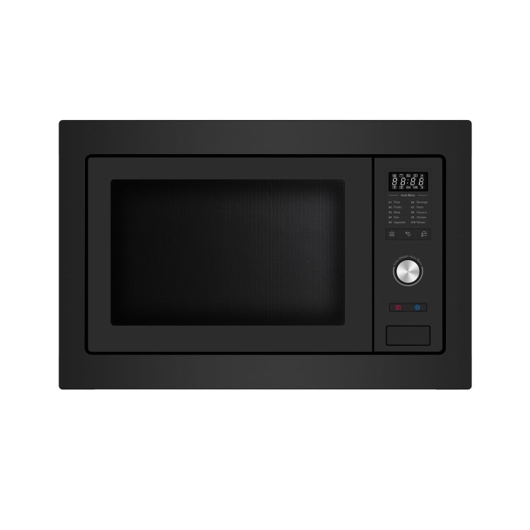 Refurbished electriQ eiQMOBISOLO25BLACK Built In 25L 900W Standard Solo Microwave Black