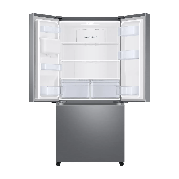 Samsung 431 Litre French Style American Fridge Freezer With Digital Inverter  - Stainless steel