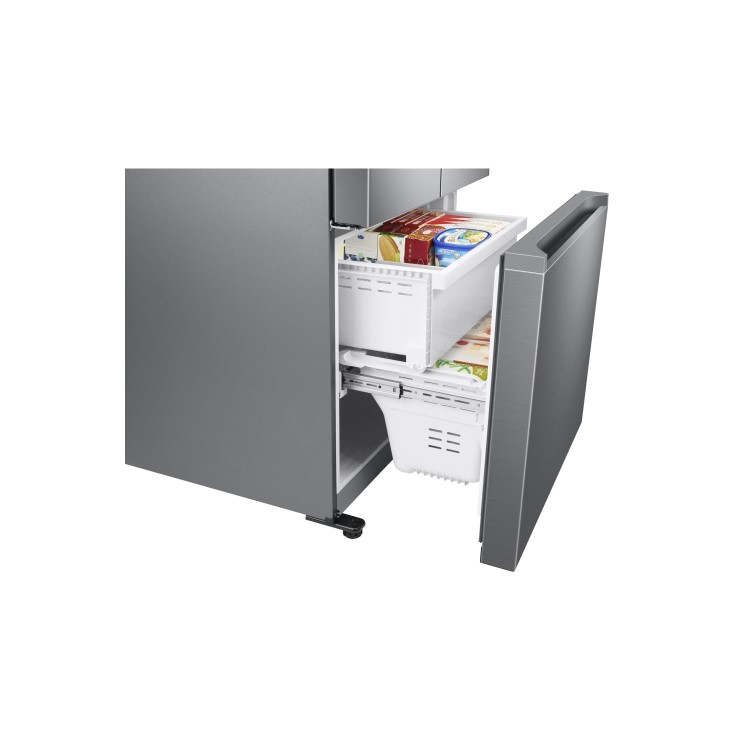 Samsung 431 Litre French Style American Fridge Freezer With Digital Inverter  - Stainless steel