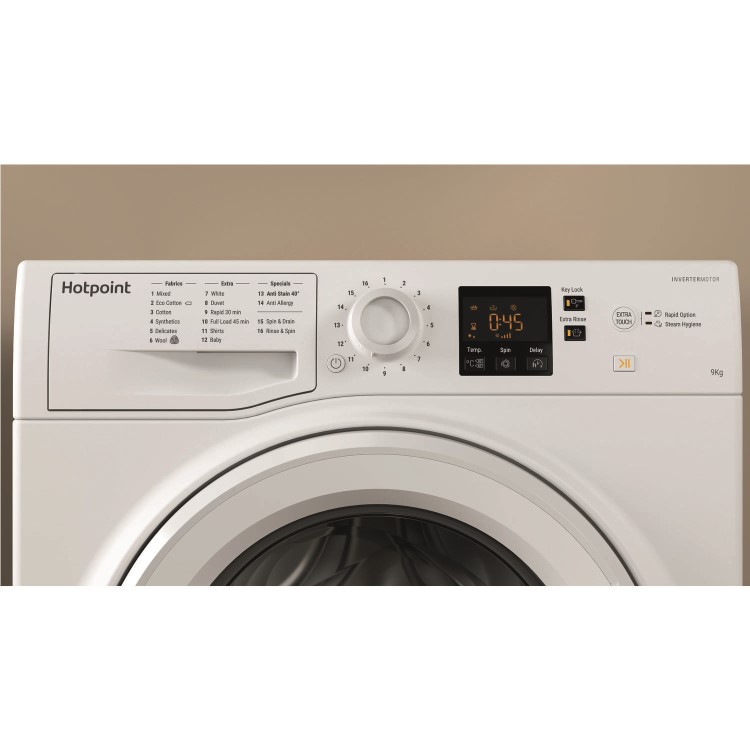 Hotpoint 9kg 1400rpm Freestanding Washing Machine - White