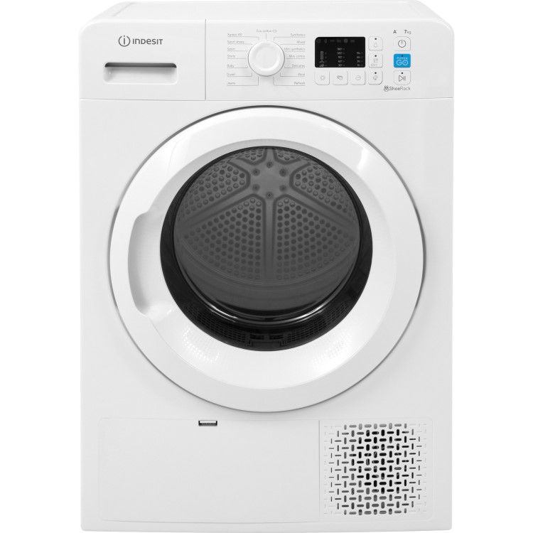 Indesit Push&Go 7kg Heat Pump Tumble Dryer - White