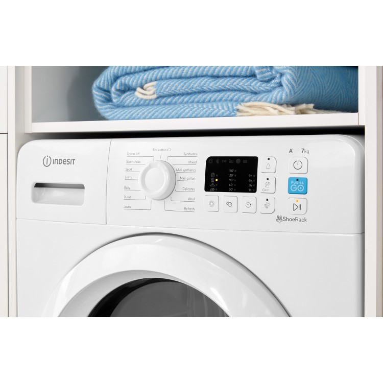 Indesit Push&Go 7kg Heat Pump Tumble Dryer - White