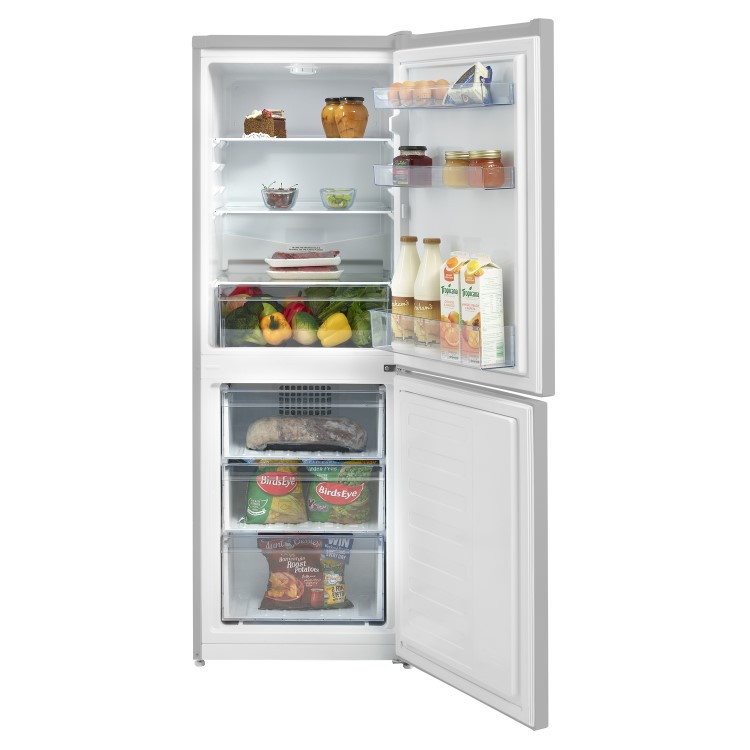 Beko 213 Litres 50/50 Freestanding Fridge Freezer - Silver