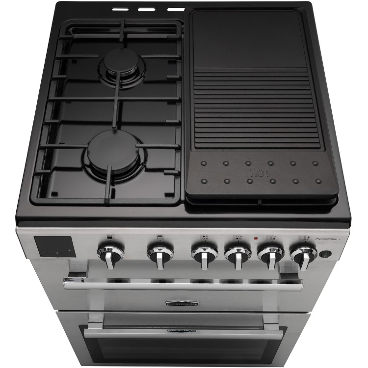 Rangemaster Professional Plus 60cm Gas Cooker - Stainless Steel and Chrome