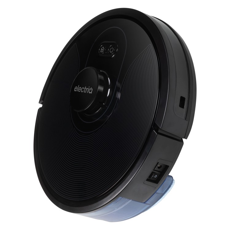 electriQ HELGA Robot Vacuum Cleaner and Mop - 4000Pa Suction - Black