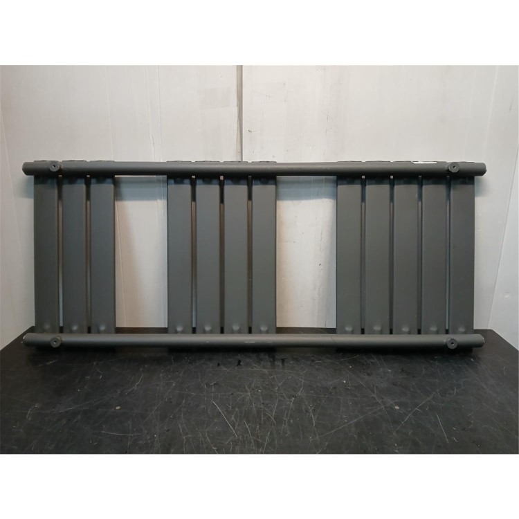 GRADE A5 - Anthracite Electric Towel Radiator 1kW with Wifi Thermostat - H1200xW500mm - IPX4 Bathroom Safe