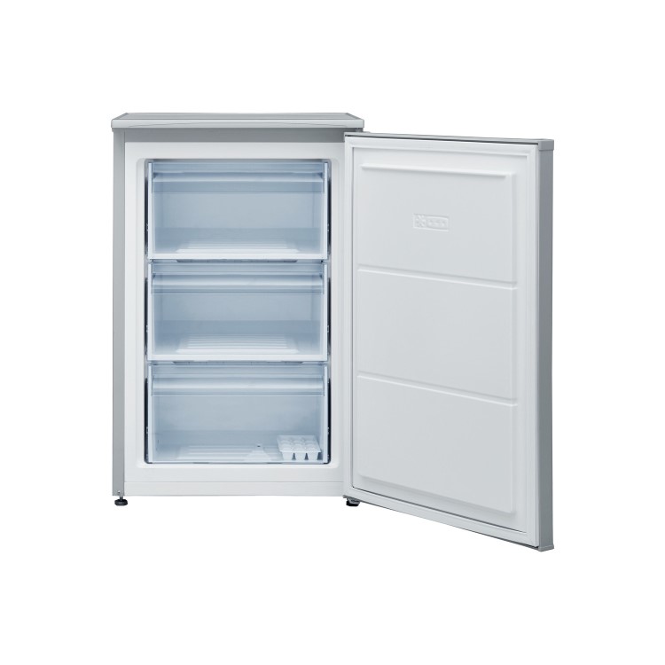 Refurbished Indesit I55ZM1110S1 Freestanding 102 Litre Under Counter Freezer Silver