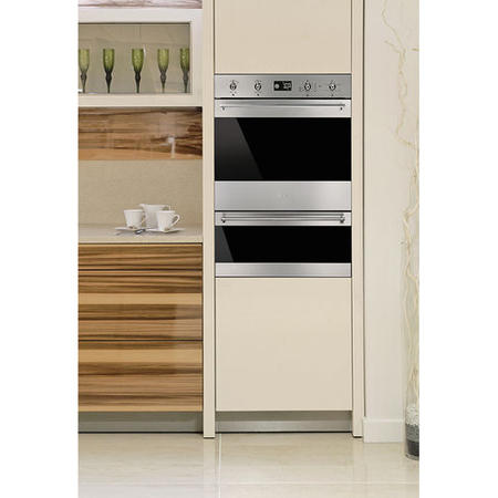 Smeg Classic Electric Built-In Double Oven - Stainless Steel