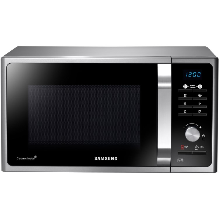 Refurbished Samsung MS23F301TAS 23L 800W Solo Microwave Oven Stainless Steel