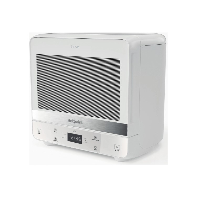 Hotpoint Xtraspace Curve 13L Digital Solo Microwave - White