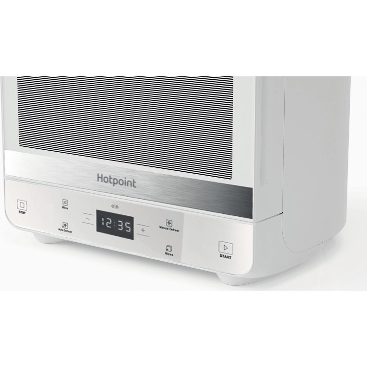 Hotpoint Xtraspace Curve 13L Digital Solo Microwave - White