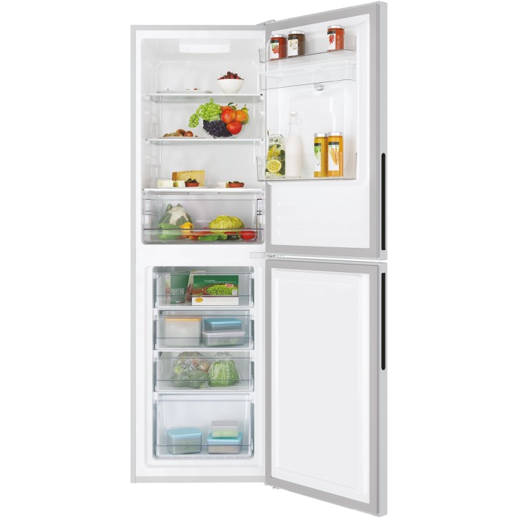 Candy 246 Litre 50/50 Freestanding Fridge Freezer With Extra Large Salad Crisper - Silver