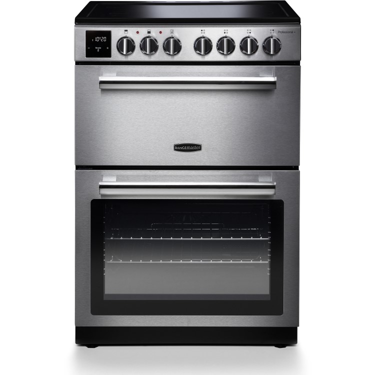 Refurbished Rangemaster Professional Plus PROPL60EISSC 60cm Electric Cooker with Induction Hob Stainless Steel