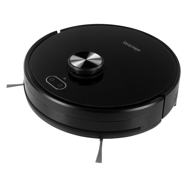 electriQ MIMO Robot Vacuum Cleaner and Mop - Self-Emptying - 4000Pa Suction - Black