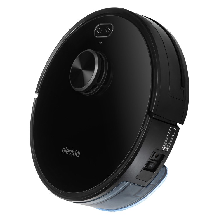 electriQ MIMO Robot Vacuum Cleaner and Mop - Self-Emptying - 4000Pa Suction - Black