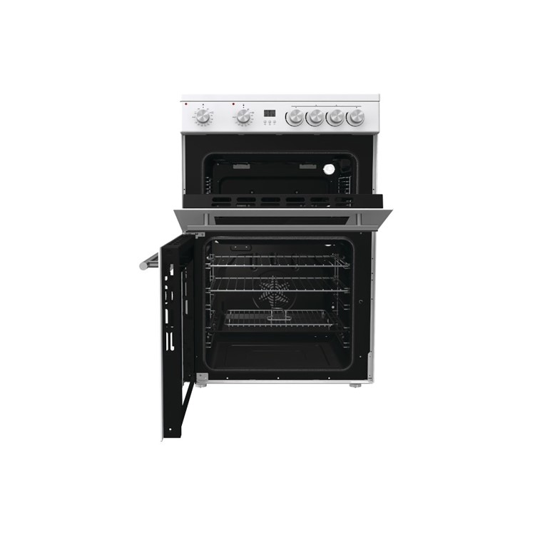 Refurbished Hisense hde3211bwuk 60cm Electric Cooker White