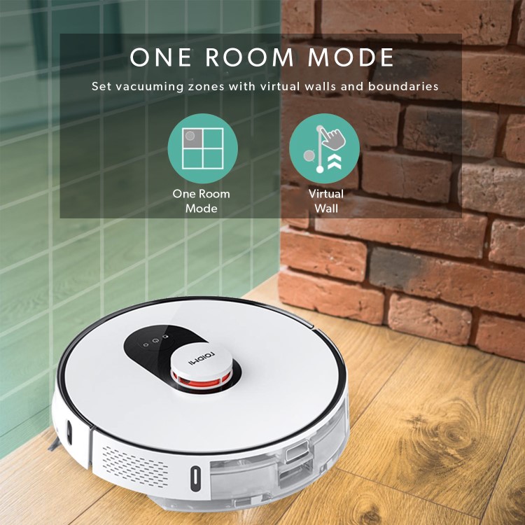 Refurbished Xiaomi Eve Plus Robot Vacuum Cleaner with Laser Navigation and Large Dust Collector for Carpets Hard Floor and Mopping