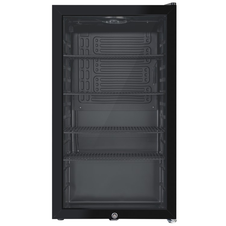 electriQ 98 Litre Drinks Fridge - Black