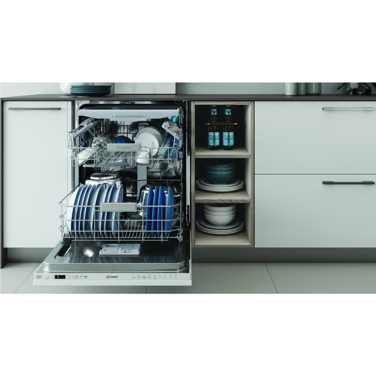 Refurbished Indesit DIO3T131FEUK 14 Place Fully Integrated Dishwasher