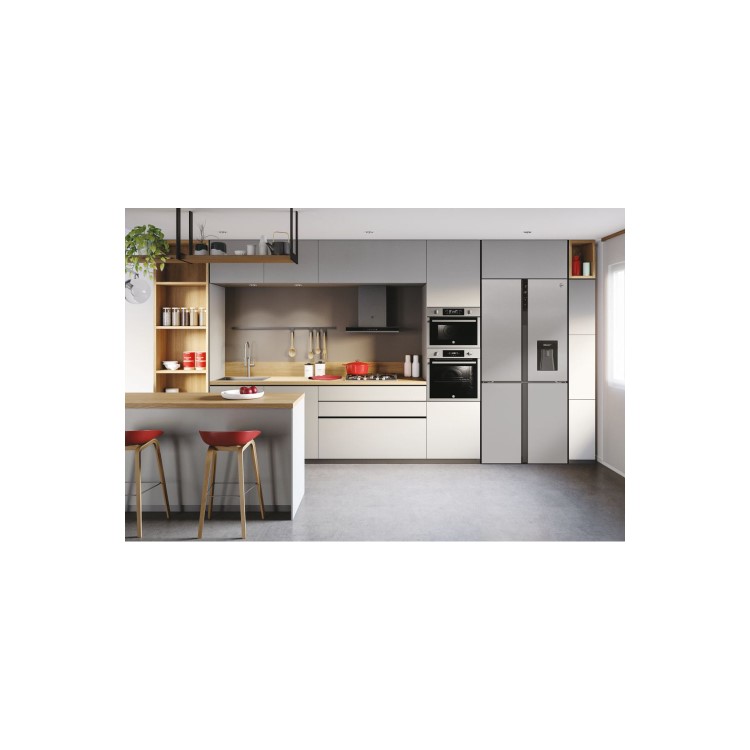 Hoover H-Fridge 700 Maxi 432 Litre Four Door Freestanding Fridge Freezer - Gentle Silver