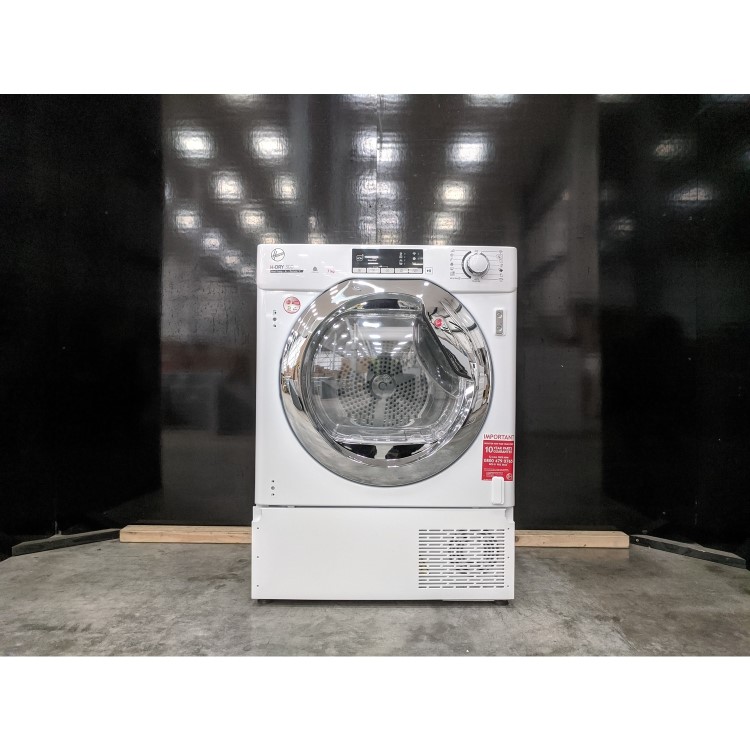 Refurbished Hoover BATDH7A1TCE-80 Integrated Heat Pump 7KG Tumble Dryer White