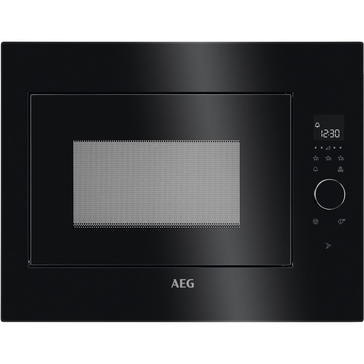 GRADE A3 - AEG MBE2658SEB 26L 900W Built-in Microwave Oven - Black