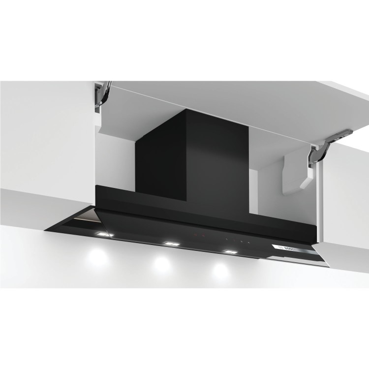 Refurbished Bosch Serie 6 DBB97AM60B 90cm Canopy Cooker Hood Black