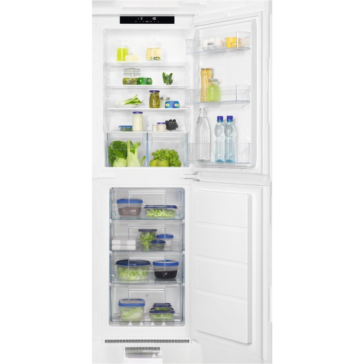 Refurbished Zanussi ZNNN18FS5 Integrated 239 Litre 50/50 Low Frost Fridge Freezer White