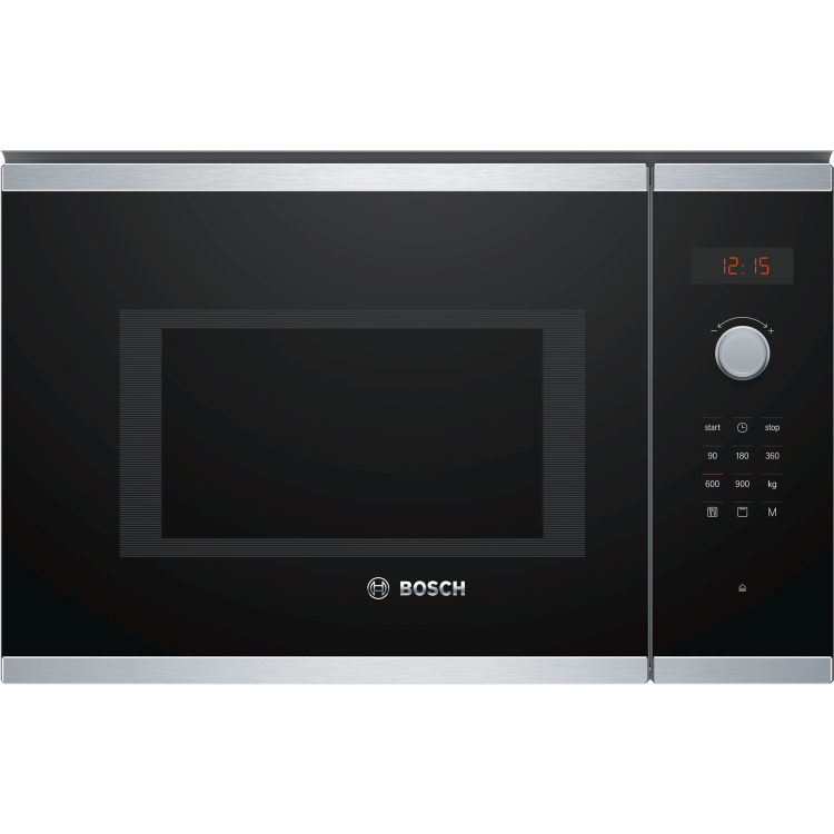 Refurbished Bosch Serie 4 BEL553MS0B Built In 25L With Grill 900W Microwave Stainless Steel