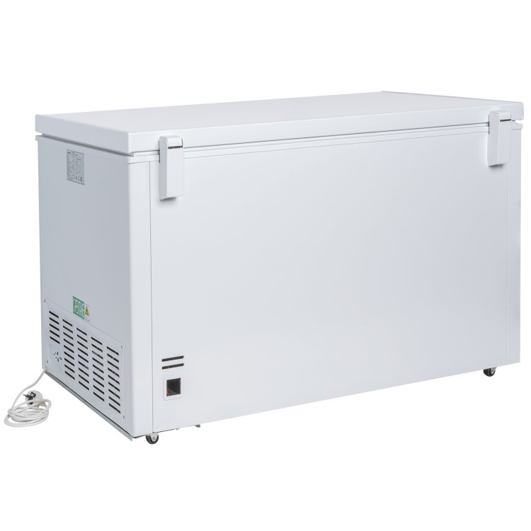 Refurbished electriQ eiQCHEST400ve 400 Litre Chest Freezer White