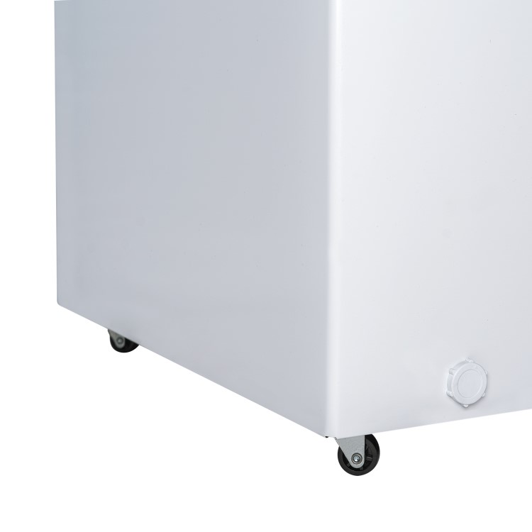 Refurbished electriQ eiQCHEST400ve 400 Litre Chest Freezer White