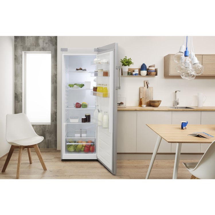 Indesit 323 Litre Tall Freestanding Larder Fridge - White