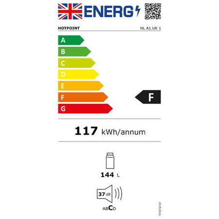 Hotpoint 144 Litre Integrated Under Counter Fridge