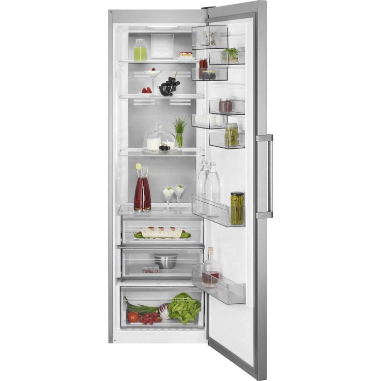 AEG 380 Litre Freestanding Larder Fridge - Stainless Steel