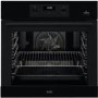 Refurbished AEG 6000 BEB355020B 60cm Single Built In Electric Oven Black