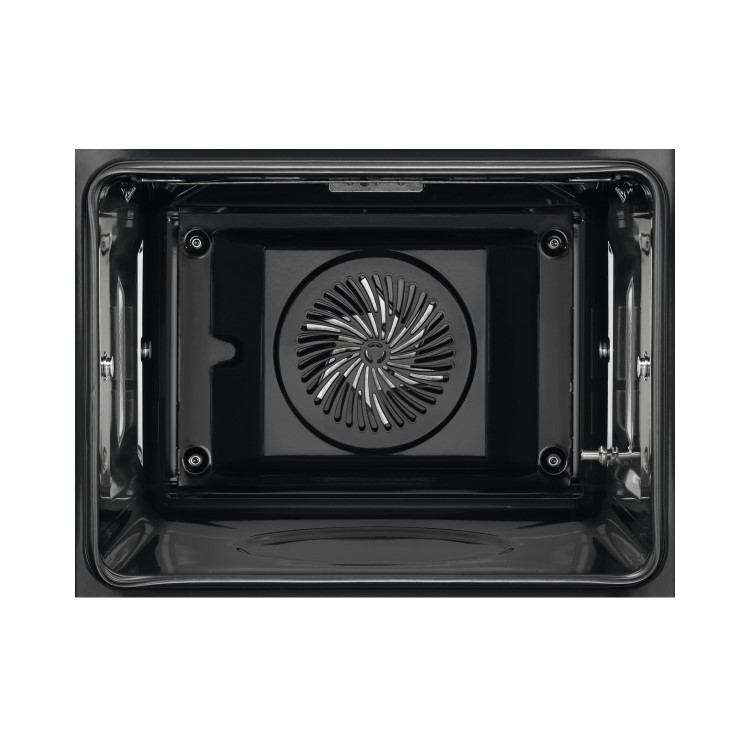 Refurbished AEG 6000 BEB355020B 60cm Single Built In Electric Oven Black