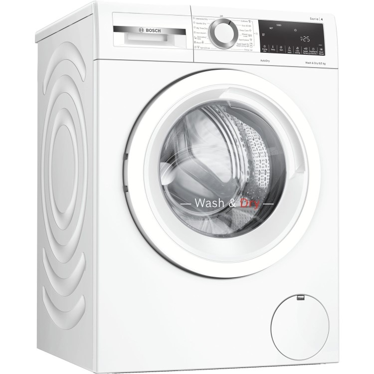 Refurbished Bosch WNA134U8GB Freestanding 8/5KG 1400 Spin Washer Dryer White