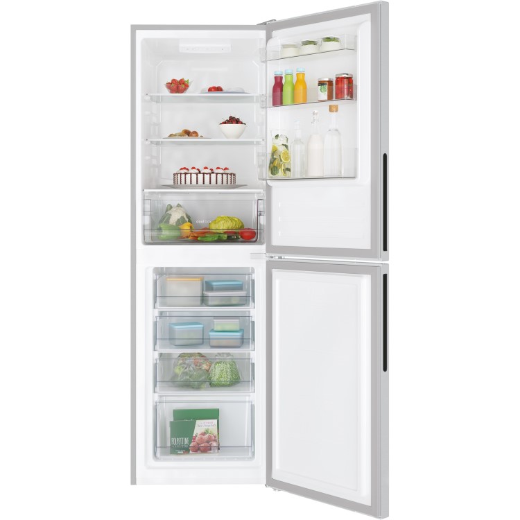 Candy 252 Litre 50/50 Freestanding Fridge Freezer - Silver