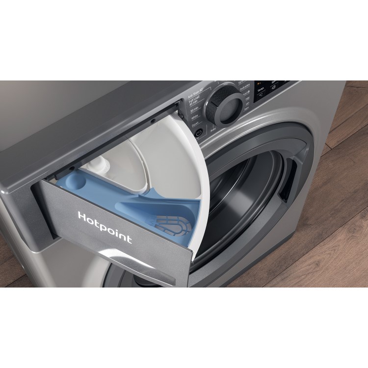 Hotpoint Anti-stain 8kg 1400rpm Washing Machine - Graphite