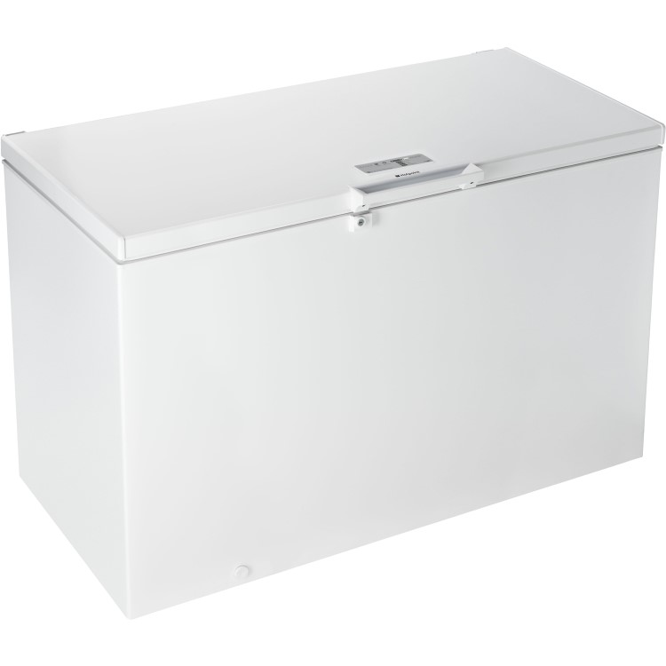 Hotpoint CS1A400HFMFA 390 Litre Chest Freezer 70cm Deep  141cm Wide - White