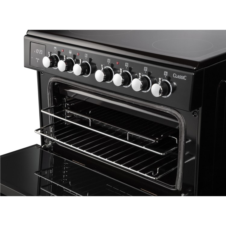 Rangemaster Classic 60cm Electric Cooker - Black