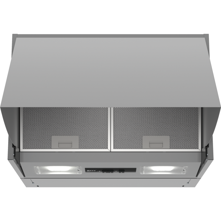 Neff N30 60cm Integrated Cooker Hood - Silver