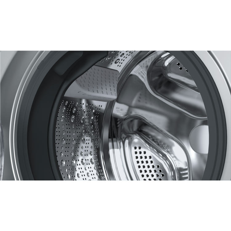 Refurbished Bosch Series 6 WDU28568GB Freestanding 10/6KG 1400 Spin Washer Dryer Silver