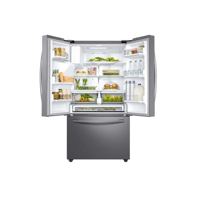 Refurbished Samsung Series 8 RF23R62E3SR Freestanding 539 Litre Frost Free American Fridge Freezer Silver